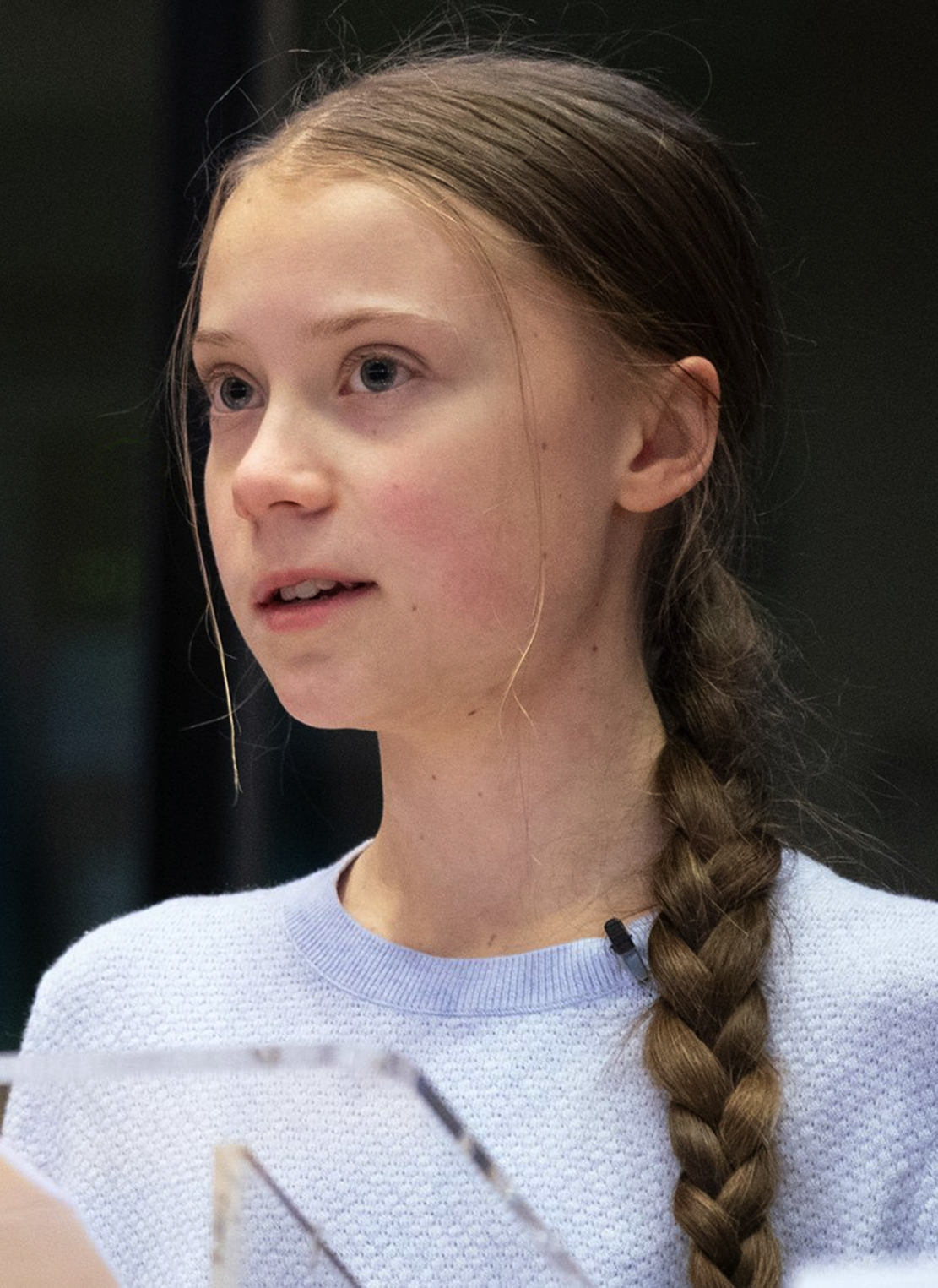 Greta_Thunberg_urges_MEPs_to_show_climate_leadership_(49618310531)_(cropped)